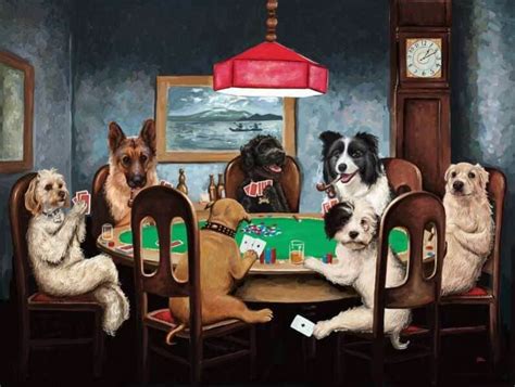 O poker como obra de arte: coleção de pinturas do .